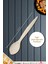 Doğal Şimşir Ağacı Ahşap Tahta Kaşık Spatula Seti Ağaç Kaşık (3lü Set) 3