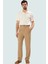 Erkek Normal Bel Geniş Paça Pantolon Rahat Kalıp Finike Dokuma Casual Stil Günlük Kullanım 2