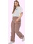 Kadın Polyester Geniş Paça Pantolon Yüksek Bel Casual Stil Günlük Kullanım Kaliteli Malzeme 1