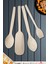 Doğal Şimşir Ağacı Ahşap Tahta Kaşık Spatula Seti Ağaç Kaşık (4lü Set) 1
