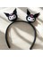 Kuromi Figürlü Sevimli Siyah Taç | Anime Temalı Eğlenceli Saç Aksesuarı 1
