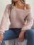 Kadın Uzun Kollu Tek Omuzu Açık Tokalı Triko Bluz 4