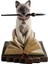 Sihirbaz Kedi Hediyelik Biblo 16,8X10,3X13,3CM 1 Adet 1