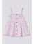 Small Dot Detailed Pembe Bebek Elbise 6