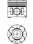Motor Piston Segman Std 69.60MM Euro5 Astra J-Corsa D-Fıorıno-Lınea 1.3 16V A13DTE Starstop Var 90PS 87-435700-02 1