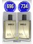 Parfüm 696 Erkek Oriental 50 Ml + 734 Erkek Oriental 50 Ml Edp 1