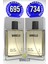 Parfüm 695 Erkek Floral 50 Ml + 734 Erkek Oriental 50 Ml Edp 1