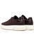 Erkek Kahverengi Bağcıklı Kalın Tabanlı Deri Sneaker 25WFD610918 5