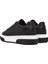 Erkek Siyah Bağcıklı Kalın Tabanlı Deri Sneaker 25WFD610918 5