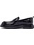 Erkek Siyah Deri Loafer 25WFD621322 2