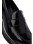 Erkek Siyah Deri Loafer 25WFD621322 9