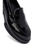 Erkek Siyah Deri Loafer 25WFD621322 10