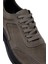 Erkek Gri Bağcıklı Kalın Tabanlı Nubuk Deri Sneaker 25WFD6114V3 9