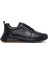 Erkek Siyah Bağcıklı Deri Casual Sneaker 25WFD612818 1
