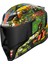 Airflite GP23 Kapalı Motosiklet Kaskı Siyah Yeşil Turuncu 1