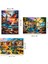 3 Adet 1000 Parça Puzzle - Limanda Sakinlik, Sahil Kasabası ve Galata Kulesi Manzara Yapboz 68X48 cm 6