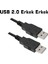 USB 2.0 Erkek‑Erkek Data & Şarj Kablosu 1,5 m – Siyah/Şeffaf Renk | Uzun, Dayanıklı 🔌 4