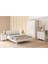 Prens Çocuk ve Genç Odası 160X200 Soft Beyaz Karyola 2