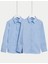 2'li Slim Fit Uzun Kollu Gömlek (2-18 Yaş) 8