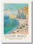 Claude Monet | Çerçeveli Mdf Sanat Tablosu | Modern Ev Ofis Dekorasyonu | 2