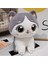 Kedi Peluş Oyuncak Anime Kawaii Kedi Oyuncak Peluş Uyku Arkadaşı Tatlı Yumoş 35CM Gri 1