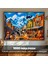 3 Adet 1000 Parça Puzzle - Kamp Ateşi, Aslan Kral Kedi ve Vahşi Batı Kasabası Yapboz 68X48 cm 4