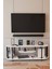 Modern Tv Ünitesi Ahşap Raflı 2 Katlı Televizyon Sehpası Minimalist,dayanıklı, Fonksiyonel Tv Standı 1