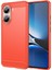 Xiaomi Poco X7 Pro 5g Kılıf Koruyucu Telefon Kılıfı Karbon Fiber Doku Fırçalanmış-Kırmızı (Yurt Dışından) 1
