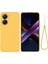 Xiaomi Redmi Turbo 4 5g/xiaomi Poco X7 Pro 5g Sıvı Silikon Kılıf Telefon Arka Kapağı El Kayışı Ile-Sarı (Yurt Dışından) 1