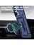 Xiaomi Redmi Note 14 5g Kılıf Pc+Tpu Telefon Kılıfı Lens Korumalı Destek Standı-Mavi (Yurt Dışından) 3