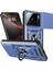 Xiaomi 15 Kılıf Için Kayar Kamera Kapağı Pc + Tpu Kickstand Telefon Kılıfı-Mavi (Yurt Dışından) 1