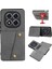 Xiaomi Redmi Note 14 Pro 4g Kılıf Kart Yuvaları Kickstand Deri+Tpu Telefon Kılıfı-Gri (Yurt Dışından) 1