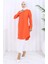 Düğme Detaylı Tunik 5133-02 Oranj 2