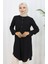 Düğme Detaylı Tunik 5133-07 Siyah 4