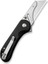 Elementum Utility Thumb Stud & Button Lock Knife Aluminum Black Handle Çakı 3