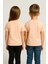Unisex Basic Pamuklu Oversize Kavuniçi Çocuk Tişört 2