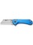 Elementum Utility Thumb Stud & Button Lock Knife Aluminum Blue Handle Çakı 1