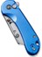 Elementum Utility Thumb Stud & Button Lock Knife Aluminum Blue Handle Çakı 5