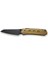Vision Fg Thumb Stud & Superlock Knife Amber & Black Ultem Handle Çakı 1