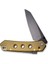 Vision Fg Thumb Stud & Superlock Knife Amber & Black Ultem Handle Çakı 4