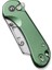 Elementum Utility Thumb Stud & Button Lock Knife Aluminum Green Handle Çakı 5