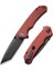 Brazen Flipper & Thumb Stud Knife Burgund G10 Handle Çakı 2