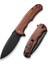 Praxis Flipper Knife Wood Handle Çakı 2