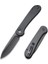 Button Lock Elementum Pocket Knife Black G10 Handle Çakı 2