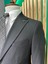 Erkek Siyah Regular Fit Mono Yaka Takım Elbise 2953-01 2