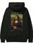 Leonardo Da Vinci Mona Lisa Arka Baskılı Hoodie Oversize Kapüşonlu Sweatshirt Erkek Kadın 2