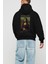 Leonardo Da Vinci Mona Lisa Arka Baskılı Hoodie Oversize Kapüşonlu Sweatshirt Erkek Kadın 3