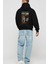 Salvador Dali Arka Baskılı Hoodie Oversize Kapüşonlu Sweatshirt Erkek Kadın 4
