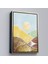 Kahverengi Çerçeveli Dağların Arasındaki Güneş Manzarası Tablo 2