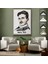 Kahverengi Çerçeveli Nikola Tesla Dekoratif Kanvas Tablo 6